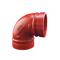 Kolano rowkowane 90° czerwony Profit by Piping Logistics GB90R kolanka z rowkiem