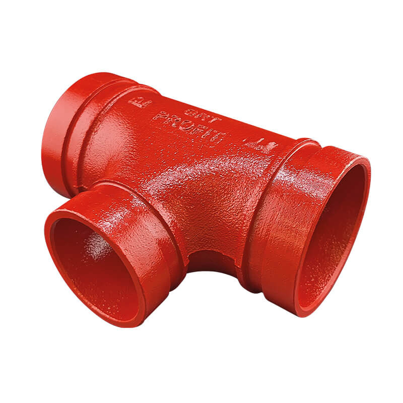 Grooved reducing Tee red Profit by Piping Logistics GRTR Grooved reducing Tee red Profit by Piping Logistics GRTR