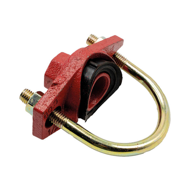 Raccord en T pour sprinkleurs à boulon en U, sortie filetage BSPT galva Profit by Piping Logistics GSTG