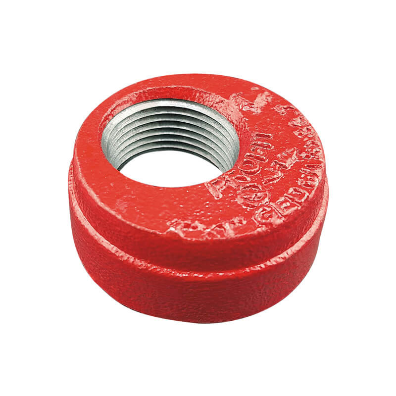 Bouchon rainuré avec orifice excentrique, rouge, sortie filetage BSPT Profit by Piping Logistics GEDR Bouchon rainuré avec orifice excentrique, rouge, sortie filetage BSPT Profit by Piping Logistics GEDR