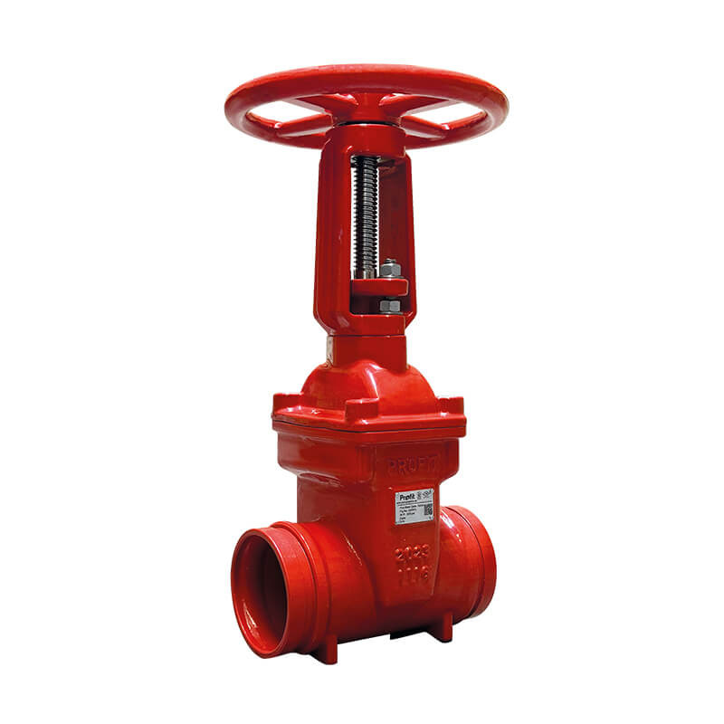 OS&Y outside screw and yoke grooved gate valve Profit by Piping Logistics GGOSY gate valves OS&Y outside screw and yoke grooved gate valve Profit by Piping Logistics GGOSY gate valves