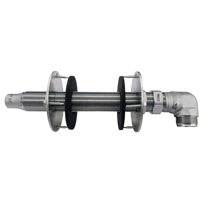Proflex • Panel fit elbow reducer • NPT 3/4 Proflex • Panel fit elbow reducer • NPT 3/4