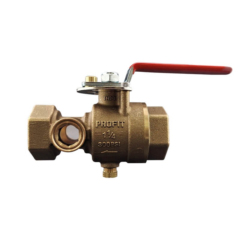 Test and drain valve Profit by Piping Logistics TNDT ball valves