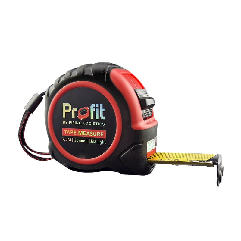 Mètre ruban Profit 7,5 m Profit by Piping Logistics raccords et pièces moulées rainurés gadgets accessoires