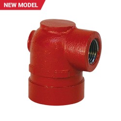 Kolano redukcyjne rowkowane 90° czerwony Profit by Piping Logistics GBD90R kolanka z rowkiem